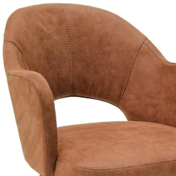 Wohnen Microfaserstuhl mit Armlehnen - Oseidon