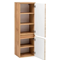 Midi Badschrank in Holzoptik Wildeiche - Drumias^Wohnen New