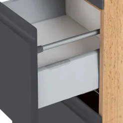 Midischrank fürs Bad in Grau matt & Wildeiche - Jambi^Wohnen Sale