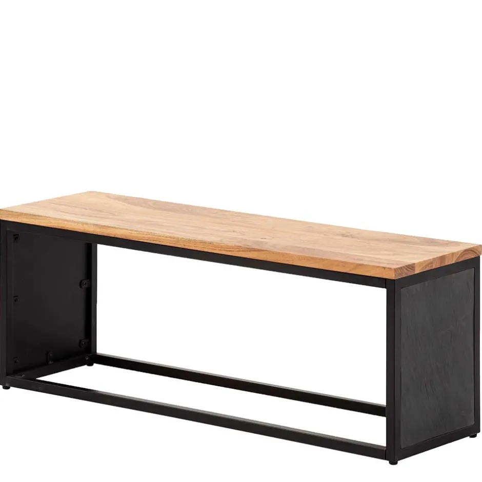 Wohnen Minimalistische Bank aus Akazie Massivholz - Zyrafete