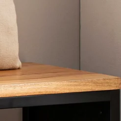 Wohnen Minimalistische Bank aus Akazie Massivholz - Zyrafete