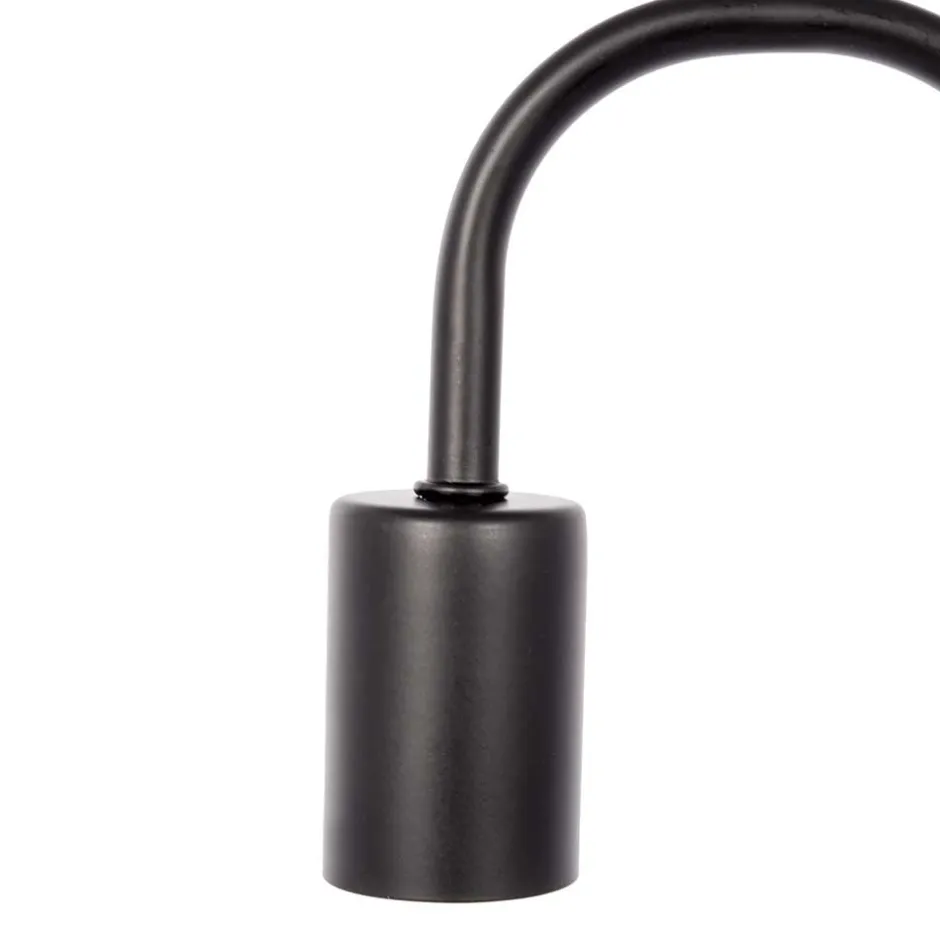 Wohnen Minimalistische Tischlampe in Schwarz & Natur - Dave