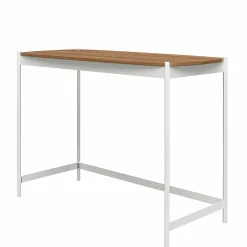 Wohnen Minimalistischer Schreibtisch in Walnuss Optik - Zyreano