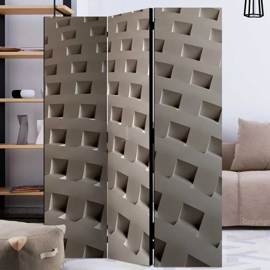 Wohnen Mobile Trennwand mit 135 cm Breite - Coubna