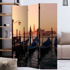Wohnen Mobiler Paravent mit Foto von Venedig - Catinalo