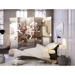 Wohnen Mobiler Raumteiler aus Leinwand - Lasalinas