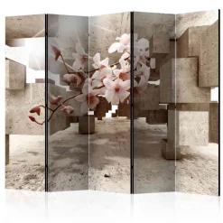 Wohnen Mobiler Raumteiler aus Leinwand - Lasalinas