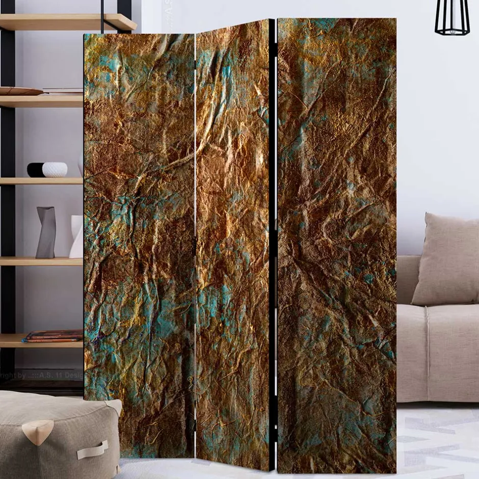 Wohnen Mobiler Raumteiler faltbar mit abstraktem Motiv - Zirus