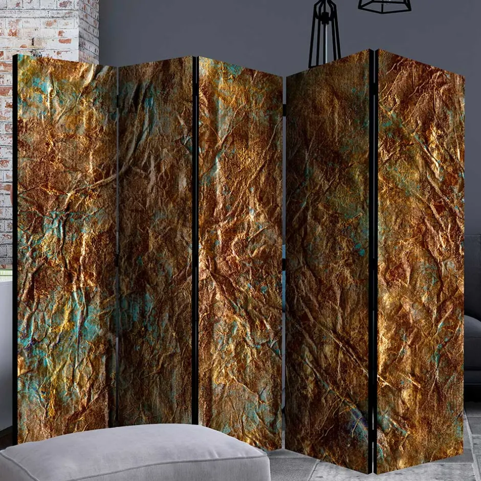 Wohnen Mobiler Raumteiler faltbar mit abstraktem Motiv - Zirus