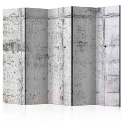 Mobiler Raumtrenner im Betonwand Design - Duno^Wohnen New