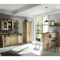 Wohnen Mobiliar für Küche inklusive Tresen - Garisa (sechsteilig)