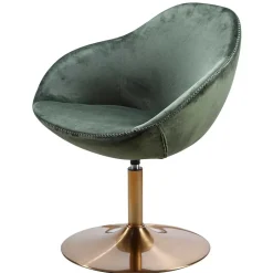 Wohnen Modern Art Deco Sessel in Dunkelgrün - Rigorosa