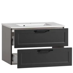 Modern Country Badeinrichtung Set - Novelya (dreiteilig)^Wohnen New