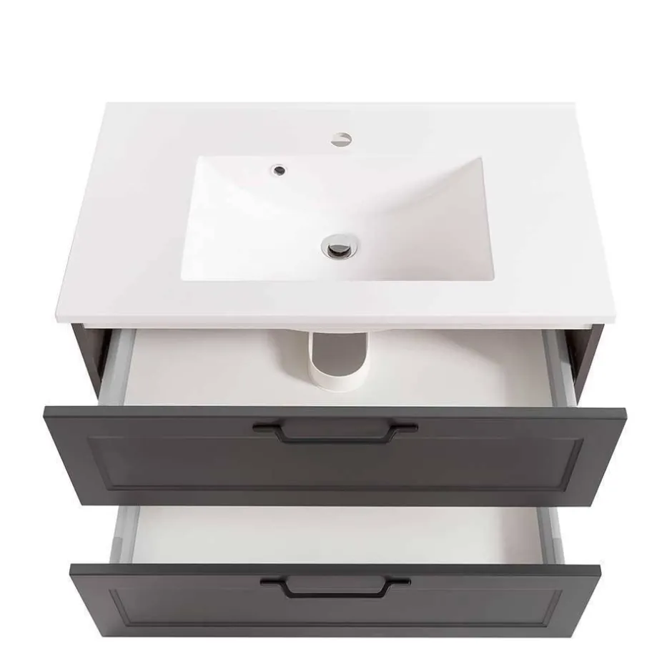 Modern Country Badeinrichtung Set - Novelya (dreiteilig)^Wohnen New