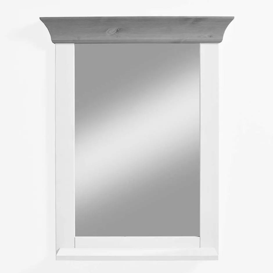 Modern Country Frisiertisch Set zweifarbig - Mirandesca (dreiteilig)^Wohnen Discount