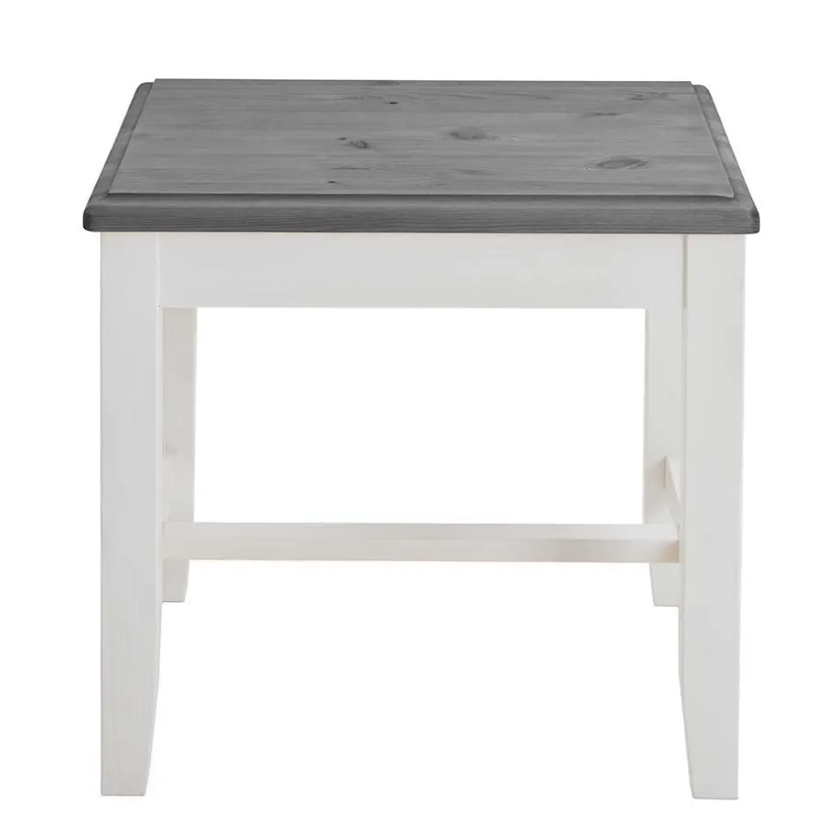 Modern Country Frisiertisch Set zweifarbig - Mirandesca (dreiteilig)^Wohnen Discount