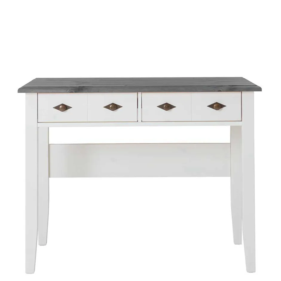 Modern Country Frisiertisch Set zweifarbig - Mirandesca (dreiteilig)^Wohnen Discount