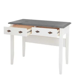 Modern Country Frisiertisch Set zweifarbig - Mirandesca (dreiteilig)^Wohnen Discount