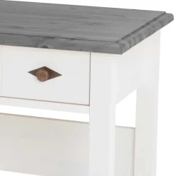 Modern Country Frisiertisch Set zweifarbig - Mirandesca (dreiteilig)^Wohnen Discount