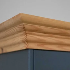 Wohnen Modern Country Kommode in Grau & Kiefer - Eromsia