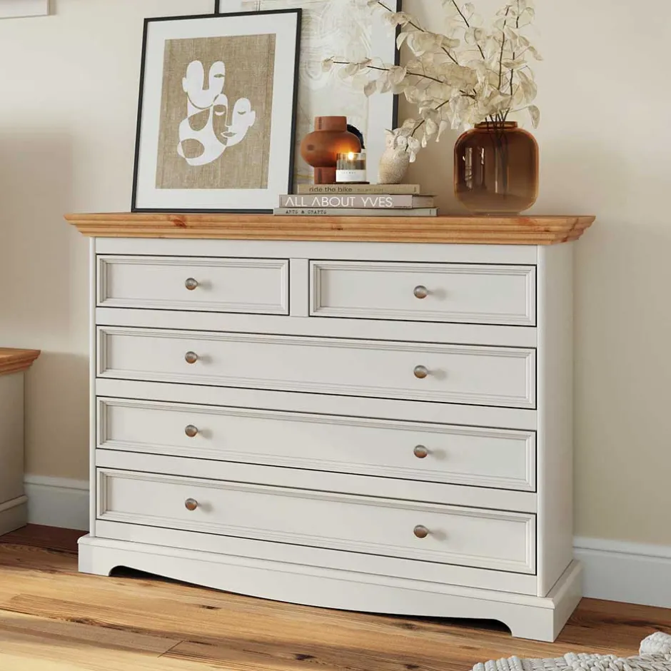 Wohnen Modern Country Kommode zweifarbig - Vitablo