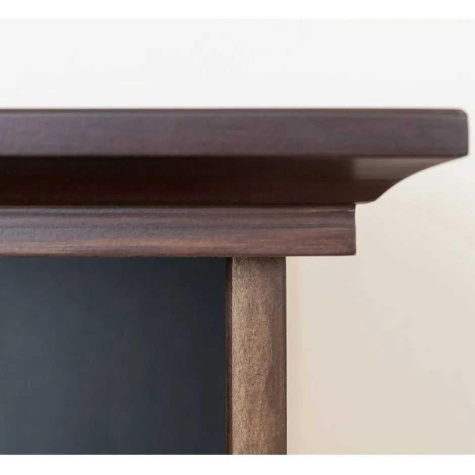 Modern Country Nachtschrank in Dunkelbraun - Nauizia^Wohnen New