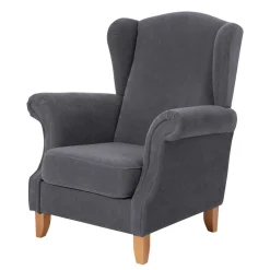 Modern Country Ohrensessel in Anthrazit - Anram^Wohnen Online