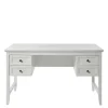 Wohnen Modern Country Schreibtisch in Weiß - Carter