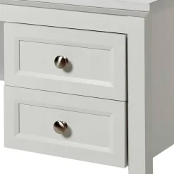 Wohnen Modern Country Schreibtisch in Weiß - Carter