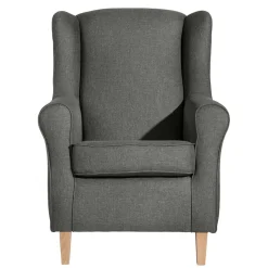 Modern Country Sessel in Anthrazit mit Buche Natur - Mediteranos^Wohnen Clearance