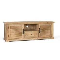 Modern Country TV Board mit Lamellentüren - Muray^Wohnen Discount
