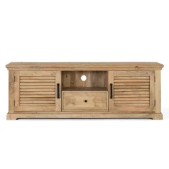 Modern Country TV Board mit Lamellentüren - Muray^Wohnen Discount