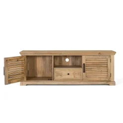 Modern Country TV Board mit Lamellentüren - Muray^Wohnen Discount