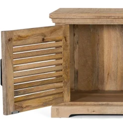 Modern Country TV Board mit Lamellentüren - Muray^Wohnen Discount