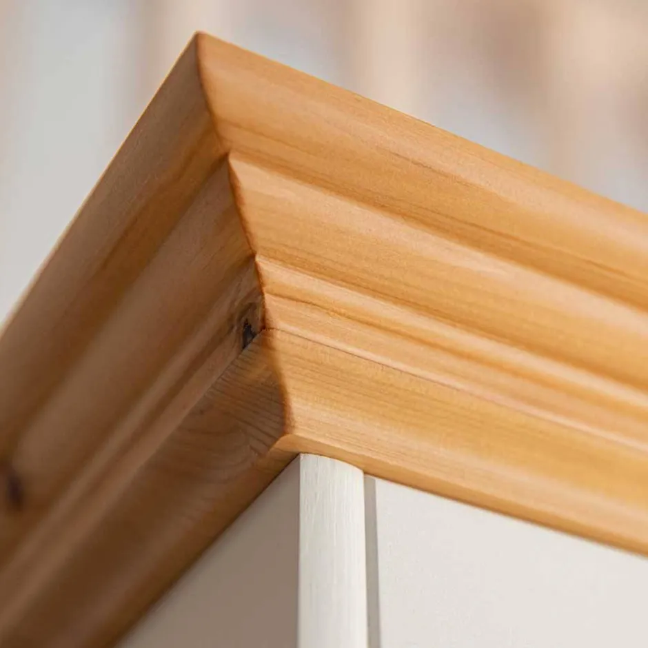 Wohnen Modern Country Vitrine zweifarbig - Vitablo