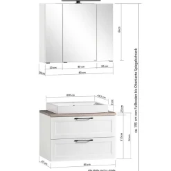 Modern Country Waschplatz Set - Trioto (dreiteilig)^Wohnen Hot