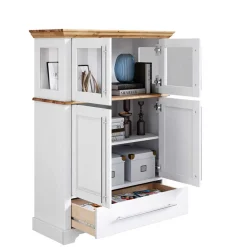 Wohnen Modern Country Wohnzimmerschrank zweifarbig - Eyzaco