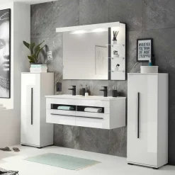 Wohnen Moderne Badmöbel im Set - Ingmesan (vierteilig)