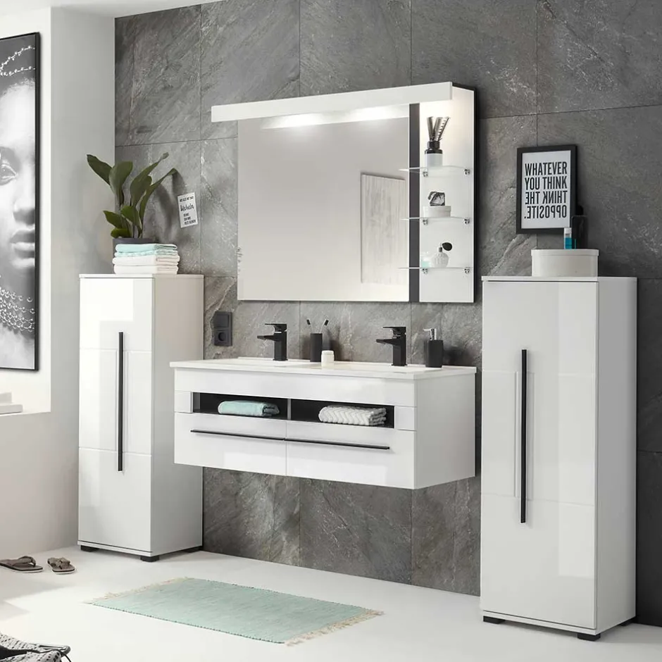 Wohnen Moderne Badmöbel im Set - Ingmesan (vierteilig)