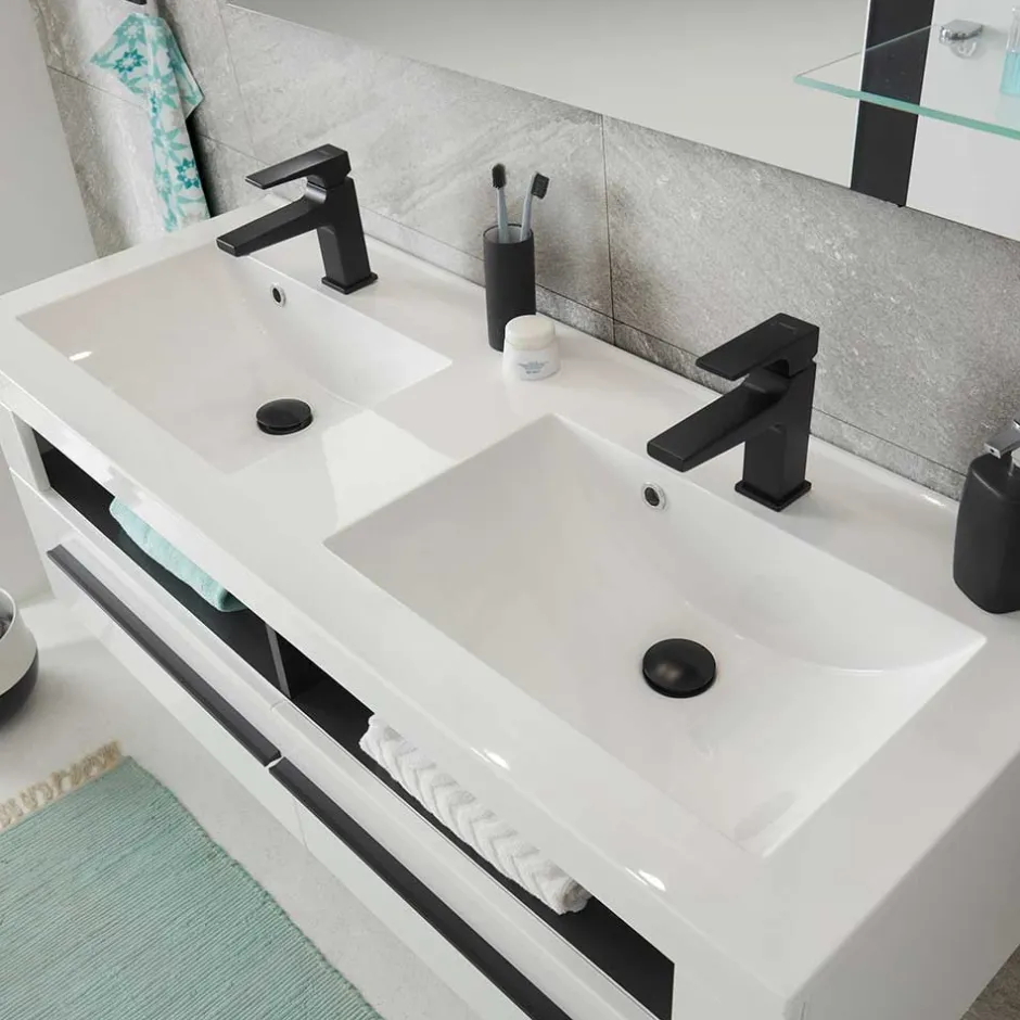 Wohnen Moderne Badmöbel im Set - Ingmesan (vierteilig)