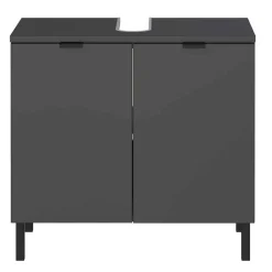 Moderne Badmöbel Kombi in Grau - Quado (dreiteilig)^Wohnen New