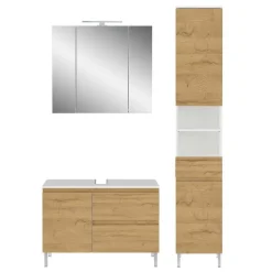 Moderne Badmöbel zweifarbig - Aspariavo (dreiteilig)^Wohnen Online