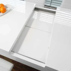 Moderne Essgruppe mit 4 Drehstühlen - Baiamare (fünfteilig)^Wohnen New