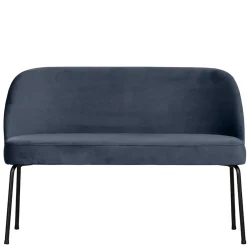 Wohnen Moderne Esszimmerbank in Petrol Samt - Plicardo