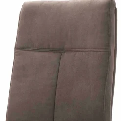 Moderne Freischwingerstühle Yidana in Beige Microfaser (2er Set)^Wohnen