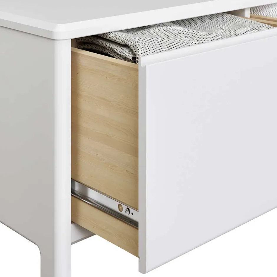 Moderne Garderobenmöbel aus Holz in Weiß - Oranias (dreiteilig)^Wohnen Clearance