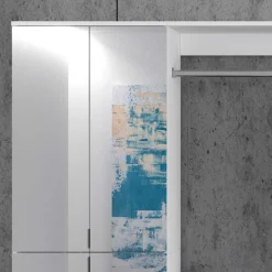 Wohnen Moderne Garderobenmöbel Schrankwand - Ejulia (vierteilig)