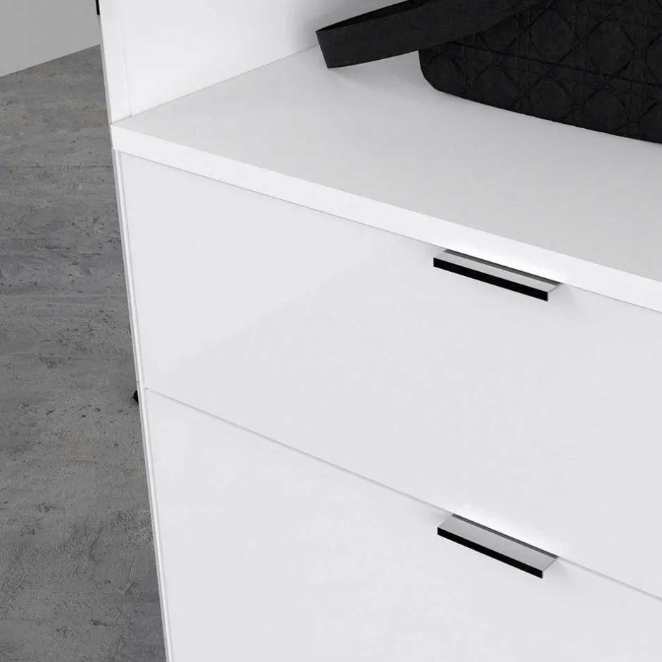 Wohnen Moderne Garderobenmöbel Schrankwand - Ejulia (vierteilig)