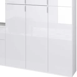 Wohnen Moderne Garderobenmöbel Schrankwand - Ejulia (vierteilig)