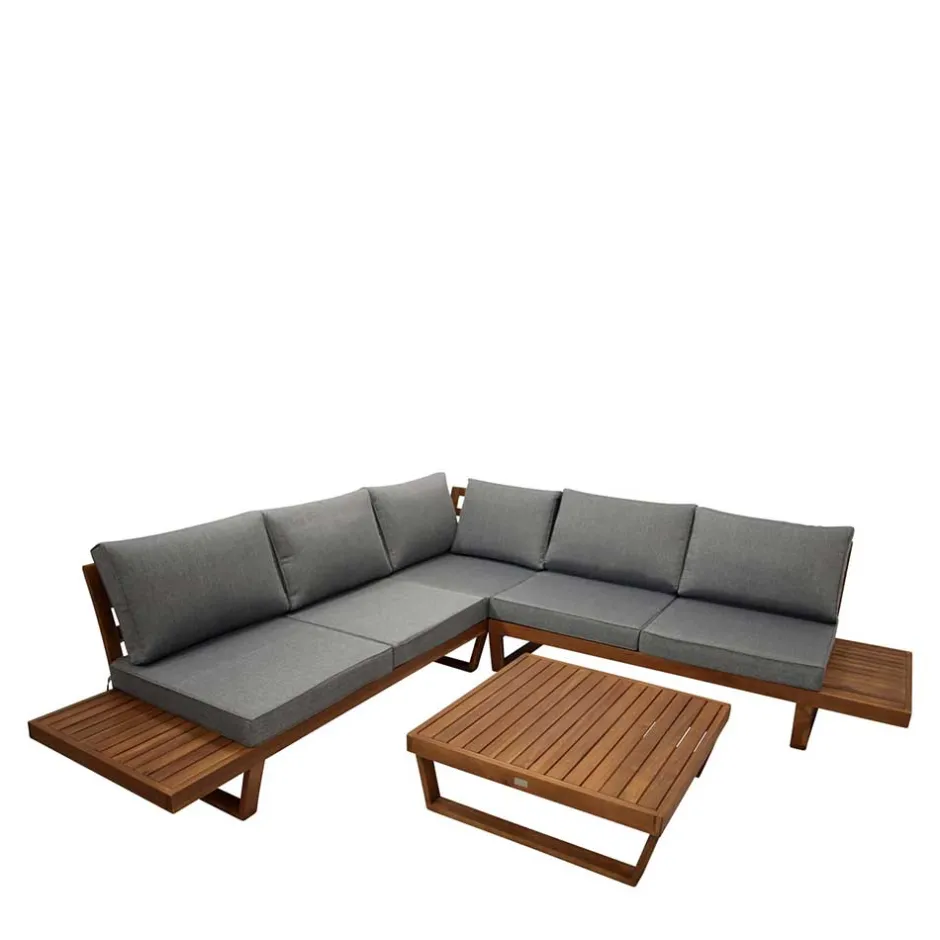 Wohnen Moderne Garten Lounge mit Tisch - Ladosta (vierteilig)